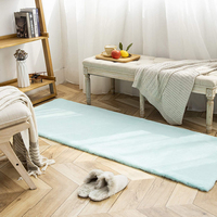 Tapis moelleux super doux, fabrication de tapis en fausse fourrure, tapis à poils longs pour le salon