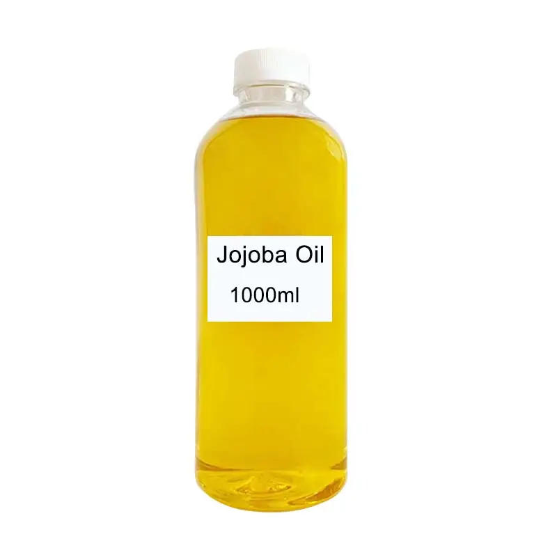 Wholesale Bulk 1000ml Golden Jojoba Oil DIY Lipstick Lipgloss Massage Cosmetic Material Jojoba bean Oil