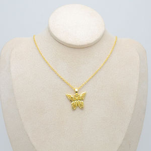 2025 Offre Spéciale bijoux de mode plaqué or chaîne papillon collier à breloques pour femmes - Product Image 6