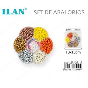 Set di Perline ILAN 10x10cm Colorate Assortite per Creazione di Gioielli e Artigianato - Product Image 3