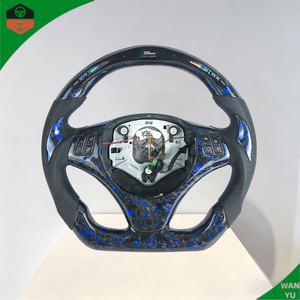 Volante Deportivo Personalizado de Fibra de Carbono Forjado con LED y RPM, para <span class=keywords><strong>BMW</strong></span> M3 M1 M2 E93 E82 E36 E46 E60 E84 E87 E90 E92 335 335i <span class=keywords><strong>320d</strong></span> 330i - Product Image 4