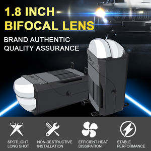 Espumoso โปรเจกเตอร์ <span class=keywords><strong>LED</strong></span> แบบ Bi <span class=keywords><strong>Matrix</strong></span> 1.8นิ้ว6000K เลนส์คู่สำหรับรถยนต์ - Product Image 4