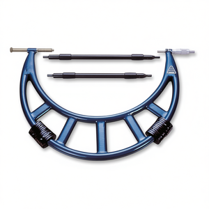 <b>Micrometer</b> With Interchangeable Rods Precision Measurement Tool For Threaded Rods - Product Image 2