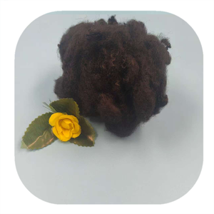 เส้นใยโพลีเอสเตอร์สีดำ 6D 75 มม. ความหนาแน่นสูง สำหรับงานเข็มเจาะผ้าสักหลาดและงานบุ - Product Image 4