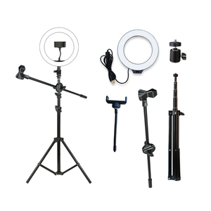 Đứng Microphone <span class=keywords><strong>Clip</strong></span> 3200 K-5600 K Ảnh Tự Sướng Vòng Ánh Sáng Cho Webcast Sống - Product Image 6