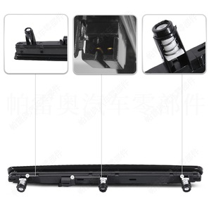 Feu Stop Supérieur Pareo pour Volkswagen T5 2003-15, Lupo 1999-06, Seat Arosa 1999-04, ABS Noir, Fixation Vitre - Product Image 5