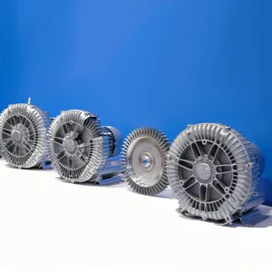 9KW High Pressure Ring Blower Regenerative Air Systems 3hp Single Phase Vacuum Pump Industrial Side Channel Blower Manufactures