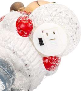 Conjunto de bolas de neve, conjunto de 2 peças com resina/homem de neve solto e boneco de neve com luz de led - Product Image 2