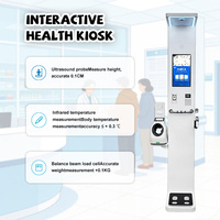 Quiosco Interactivo de Control de Salud Médico para Clínicas, Medidor de Altura Ultrasónico, Pantalla Táctil LED de 21 Pulgadas, Personalizable OEM/ODM, 5 Años de Garantía