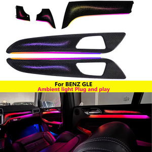 Iluminación Ambiental para Automóvil <span class=keywords><strong>de</strong></span> Calidad OEM con 22 LED para Mercedes Benz W166 GLE GLS, Luz Decorativa para el Tablero y las Puertas con Control por Aplicación - Product Image 1