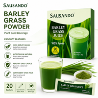 Poudre de jus d'herbe d'orge végétalienne, superaliment vert, boisson détox naturelle à base de plantes, nutrition quotidienne, boisson santé, supplément OEM ODM