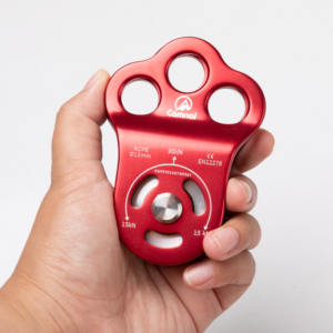 Certification CE Poulie d'attelage d'escalade à triple attachement Poulie d'escalade à poulie simple à trois trous Escalade extérieure haute résistance - Product Image 2