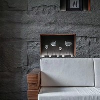 Nouvelle arrivée pilier panneau pierre colonne wraps décoratif artificiel 3d pu faux pu roche placage pierre panneaux muraux