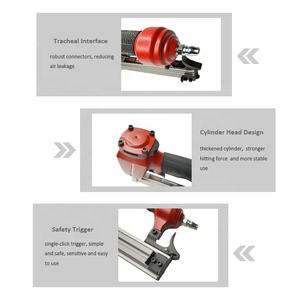 ज्ञान उपकरण F30 नैलर बंदूक 10-30mm कील मजबूत प्रभाव बल Shockproof और विरोधी पर्ची रबर संभाल हवा बेचनेवाला - Product Image 3