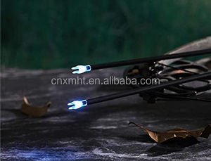 HT Lot de 9 Nocks de flèche lumineux LED Rouge Vert Bleu, Vente en gros, Luminescence 48 heures, Étanche, pour Arbalètes, Arcs classiques et Arcs à poulies, Chasse - Product Image 4