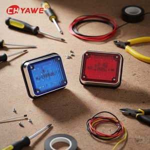 Feux clignotants LED haute puissance 12v/24v, état neuf, boîtier en ABS PC, éclairage périphérique pour <span class=keywords><strong>camion</strong></span> <span class=keywords><strong>de</strong></span> pompiers et lampe d'ambulance - Product Image 1