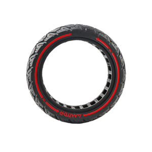 8.5*2.5-3 pour <span class=keywords><strong>Mini</strong></span> Scooters électriques <span class=keywords><strong>Dualtron</strong></span> AMITOR 8.5*2.5 8.5*3 <span class=keywords><strong>pneu</strong></span> solide tout-terrain avec <span class=keywords><strong>pneu</strong></span> en caoutchouc <span class=keywords><strong>Tubeless</strong></span> cercle rouge - Product Image 6