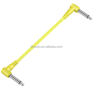 20CM Wholesale Guitar Pedal <b>Cables</b> - Noise-Reducing Shielded Audio <b>Patch</b> <b>Cables</b> High-Quality Frequency Stable Connectors - Product Image 1