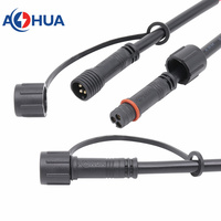 2 Pin 12V Electric Metal Butt Joint rallonge de câble fiche M10 Waterproof Wire Motor Cable Connector