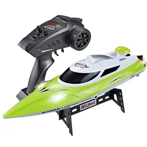 Factory night light high speed 20KM/H radio remote control ship toys yacht model electric rc speed boat
