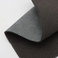 Tissu en suède laminé en mousse doux pour la peau, uni, pour siège auto enfant et rembourrage de canapé – Vente en gros