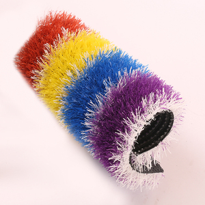 20 Mm Chiều Cao Cầu Vồng Đầy Màu Sắc Chạy Theo Dõi Cỏ Nhân Tạo Cỏ <span class=keywords><strong>Mat</strong></span> - Product Image 5