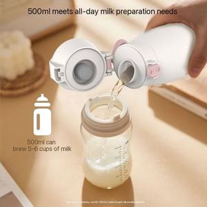 เครื่องอุ่นนมแบบพกพาสำหรับการทำนมทารกกาต้มน้ำไฟฟ้าลิเธียมชาร์จได้ไม่จำเป็นต้องเสียบปลั๊กตัวทำน้ำร้อนแบบไร้สาย - Product Image 5