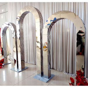 Arco de Acero Inoxidable para Bodas, Decoración de Metal, Fondo de Arco para Fiestas, Suministro de Fábrica para Escenarios de Boda - Product Image 2