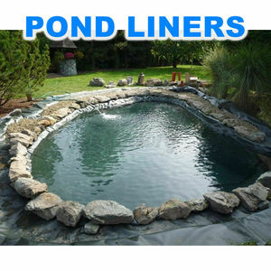 400gsm Đen HDPE màng đất dam lót PVC-tráng Geo màng Pond <span class=keywords><strong>Liner</strong></span> cho lưu trữ nước dọc dệt kim dệt kỹ thuật - Product Image 3