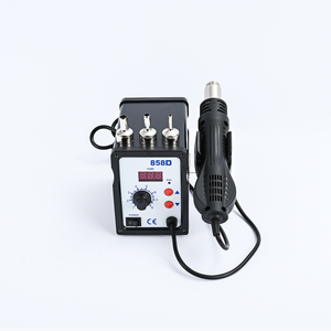 858D pantalla digital ajustable temperatura constante pistola de aire caliente Estación de soldadura MANTENIMIENTO DE TELÉFONO MÓVIL pistola <span class=keywords><strong>Qir</strong></span> caliente - Product Image 1