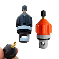 Adaptateur de conversion de valve pour paddleboard et canoë, gonflage/dégonflage rapide, conception durable, deux couleurs disponibles, compatible avec la pompe de voiture