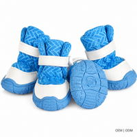Chaussures pour chien en maille respirante, bottes pour animaux de compagnie avec semelle antidérapante et sangle réglable, chaussures pour chien d'extérieur