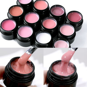 Gel Dur <span class=keywords><strong>de</strong></span> Construction Sans HEMA 50 ml, Gel Transparent Effet Jelly en Vrac pour Rallongement d'<span class=keywords><strong>Ongles</strong></span> - Product Image 4