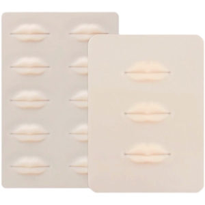 3D Solid Lip Silicone <b>Practice</b> <b>Pad</b> PMU Lip Tattoo Training Skin for Microblading Class - Product Image 4