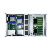 Châssis serveur 4U 8 9 GPU 4090 16x Switch Deep Learning AI Rendering Rack Server Case Platform ChatGPT Edge Computing Gaming Fan