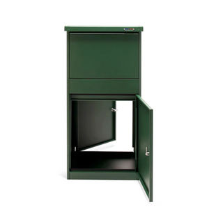 हरे धातु लॉकर मेलबॉक्स पार्सल ड्रॉप बॉक्स आउटडोर स्टेनलेस स्टील लेटरबॉक्स दरवाजे के ड्रॉप बॉक्स के माध्यम से - Product Image 3