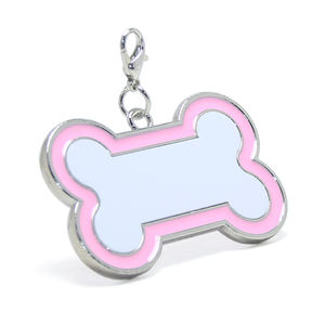 DIY昇華犬の骨ペットタグ金属猫ジュエリーペンダント熱伝達プリント名札カスタム昇華ブランクメタルドッグタグ - Product Image 2
