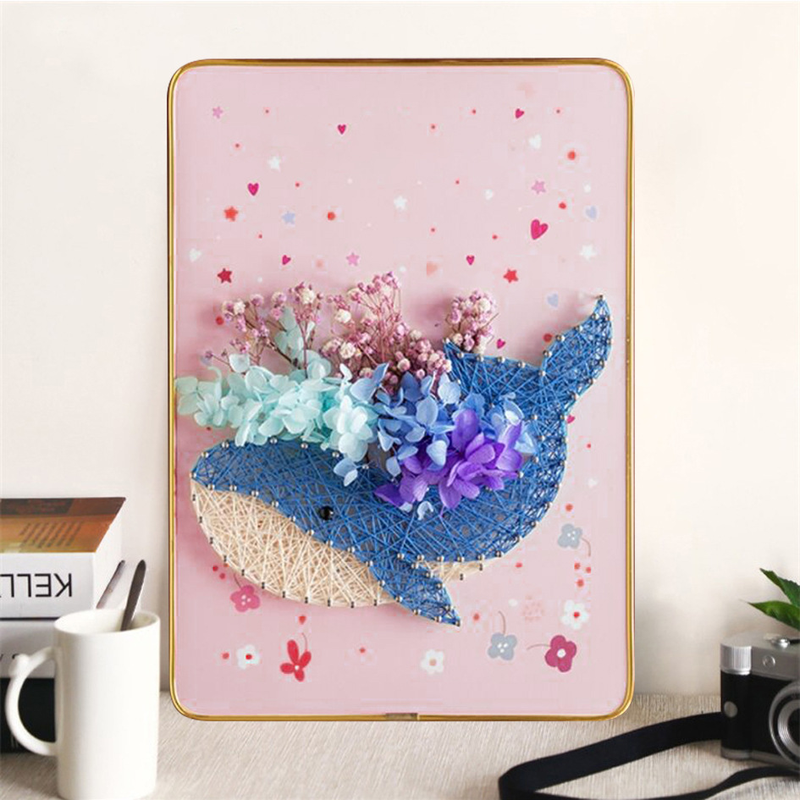 Handmade 3D Nail String Art Craft