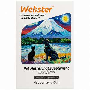Webster Pet Lactoferrin 60g, Tabletas de Calostro <span class=keywords><strong>para</strong></span> la Salud Intestinal de Perros y <span class=keywords><strong>Gatos</strong></span>, 0 Lactosa, Apoyo Inmunológico Diario - Product Image 2