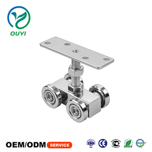 Rodillo Deslizante <span class=keywords><strong>de</strong></span> Acero para <span class=keywords><strong>Puerta</strong></span> <span class=keywords><strong>de</strong></span> <span class=keywords><strong>Garaje</strong></span>, Diseño Moderno, 4 Ruedas, Resistente a la Corrosión, Rodillo Colgante Duradero para Almacén, Escuela, Hotel, Grosor <span class=keywords><strong>de</strong></span> 5 mm - Product Image 1