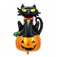 Ballons en Mylar à motif de dessin animé, vente en gros, nouveauté 2026, ballons gonflables en forme de citrouille d'Halloween, jouets gonflables, ballons en aluminium à l'hélium