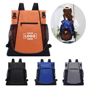 Custom Waterproof Oxford Cloth Large Capacity Backpack Outdoor Sports Basketball Bag Men's Training Sports Soccer Backpack - Product Image 1