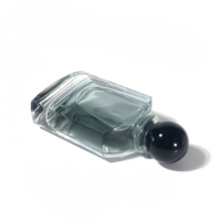 Flacon de parfum élégant de 100 ml, transparent et luxueux, atomiseur de forme unique pour huiles essentielles, emballage de flacons de parfum en verre