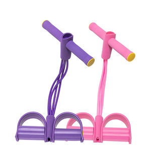 Ramah lingkungan elastis 6 tabung Yoga Pedal tarik Roperesistance Band rumah Gym perut kaki peregangan pelangsing peralatan pelatihan - Product Image 1