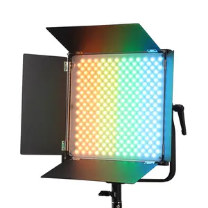 Portable Light panel with app/DMX control RGB/Pixel LED light panel for video live-stream photography