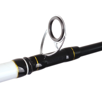 Caña de Pescar TEF 021 Premium 30T de Carbono de 4.2m de Largo, Caña de Pescar TELE SURF de 5 Secciones con Punta Sólida para Playa, Directo de Fábrica