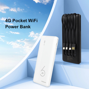 Modem Wifi 300M 4G Lte Modem Sim Powerbank Mobile Noir Portable Wifi 6 Données Illimitées Routeur de Poche Power Bank avec Modem Wifi - Product Image 1