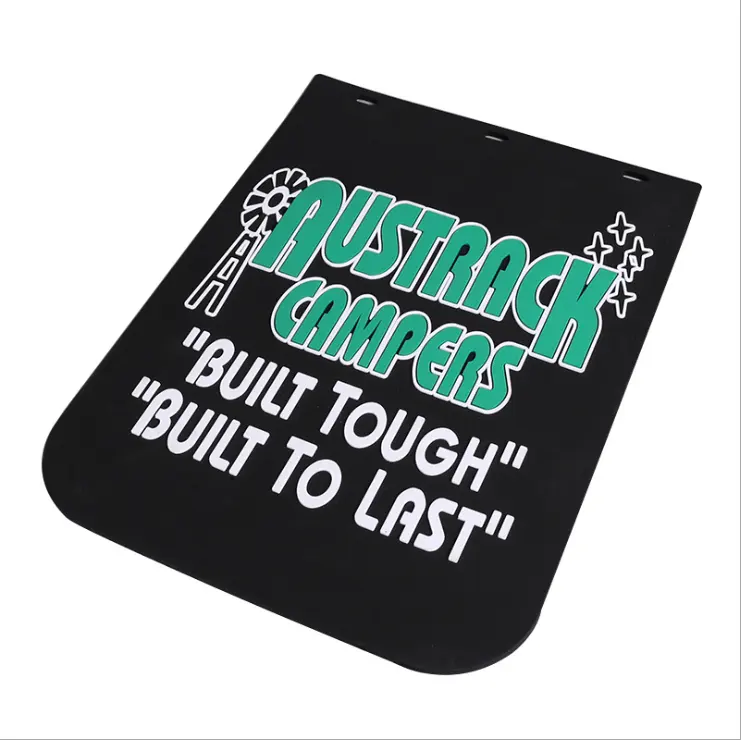 logo can be printed rubber mud flaps for truck
