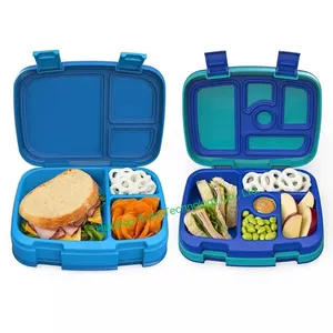 Boîte à déjeuner Portable boîte à Bento sans BPA pique-nique nourriture récipient pour enfants salade scellée en plein air Camping boîte à déjeuner vaisselle Offre Spéciale