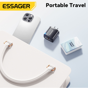 <span class=keywords><strong>ESSAGER</strong></span> ES-CD52 US UK EU 30W PD Gan USB C ที่ชาร์จเร็ว - Product Image 6